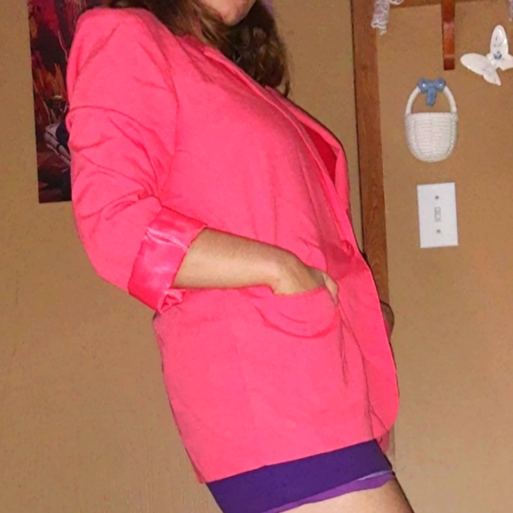 80's-90's Hot Pink Blazer
